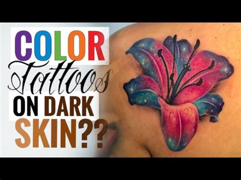 Tips Tricks For Tattooing Darker Skin Tones Adriana Hallow