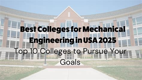 Top 10 Best Colleges For Mechanical Engineering In The Usa Inspirit Ai Top 10 Best Colleges For Mechanical Engineering In The Usa Inspirit Ai