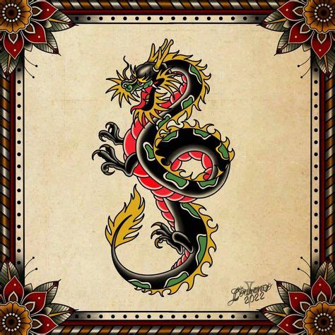 Top 10 Traditional Tattoo Dragon Ideas And Inspiration