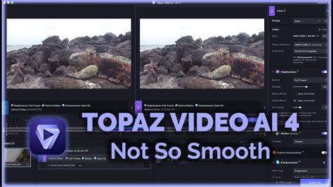 Topaz Video Ai 4 Review Galapagos Islands Real Life Example Upscale Video