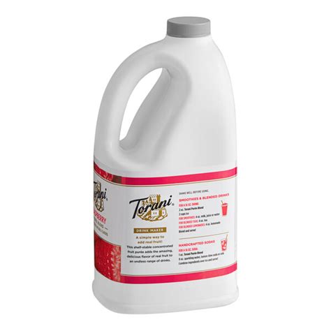 Torani Strawberry Puree Blend 64 Fl Oz Torani Strawberry Puree Blend 64 Fl Oz