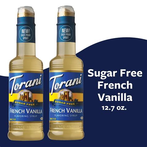 Torani Sugar Free Vanilla Syrup 12 7 Fl Oz Fairway