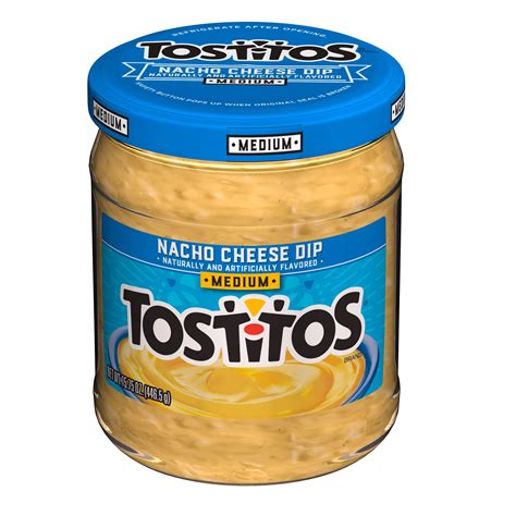 Tostitos Jalapeno Nacho Cheddar Flavored Dip 140 Ounces 4 Per Case