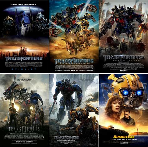 Transformers Movies In Order