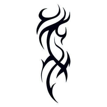 Tribal Pattern Design Temporary Tattoo
