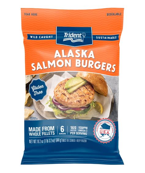 Trident Seafoods Salmon Burgers Alaskan 4 Count 11 2 Oz Pavilions Trident Seafoods Salmon Burgers Alaskan 4 Count 11 2 Oz Pavilions