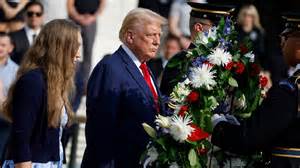 Trump At Arlington Cemetery