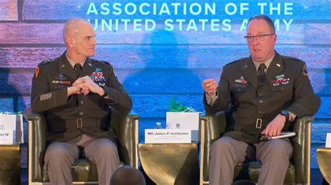 U S Army Maj Gen James P Isenhower Iii Commanding General Of The