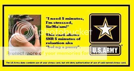 U S Army Stress Card Photo By Valerieabear Photobucket
