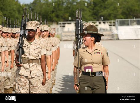 U S Marine Corps Staff Sergeant Jackeline Calzada An Instructor