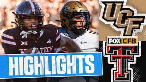 Ucf Knights Vs No 6 Texas Tech Red Raiders Highlights Fox College Football Ucf Knights Vs No 6 Texas Tech Red Raiders Highlights Fox College Football