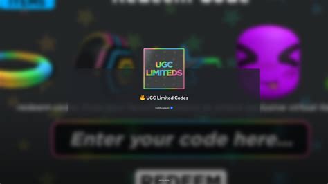 Ugc Roblox Codes