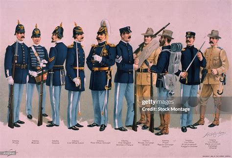 United States Army Uniforms C 1881 1899 Us Army Infantry Campaign United States Army Uniforms C 1881 1899 Us Army Infantry Campaign