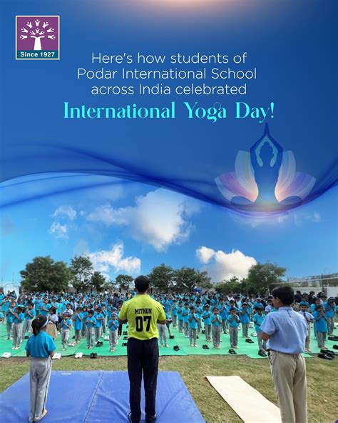 Unity In Breath Strength In Stillness Here S How Podarites Celebrated International Yoga Day Across The Nation Yoga Nurtures Young Minds It Helps In Enhancing Concentration Reducing Stress And Promoting Overall Well Being This Unity In Breath Strength In Stillness Here S How Podarites Celebrated International Yoga Day Across The Nation Yoga Nurtures Young Minds It Helps In Enhancing Concentration Reducing Stress And Promoting Overall Well Being This
