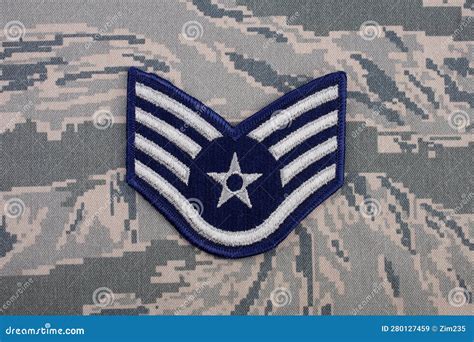 Us Air Force Staff Sergeant Rank Patch On Desert Uniform Editorial Us Air Force Staff Sergeant Rank Patch On Desert Uniform Editorial