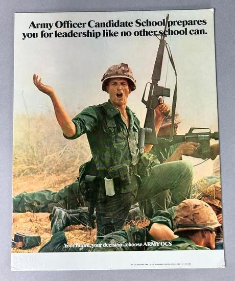 Us Army Officer Candidate School Recruiting Vietnam War 1968 Time Ad