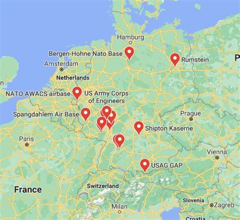 Us Military Bases In Germany A List Of All 12 Bases