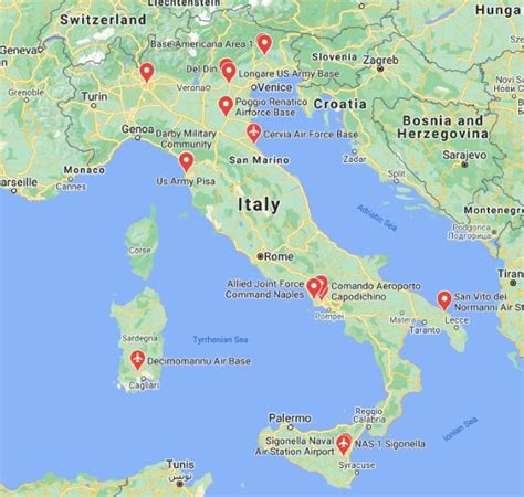 Us Military Bases In Italy Overview Of Strategic Locations