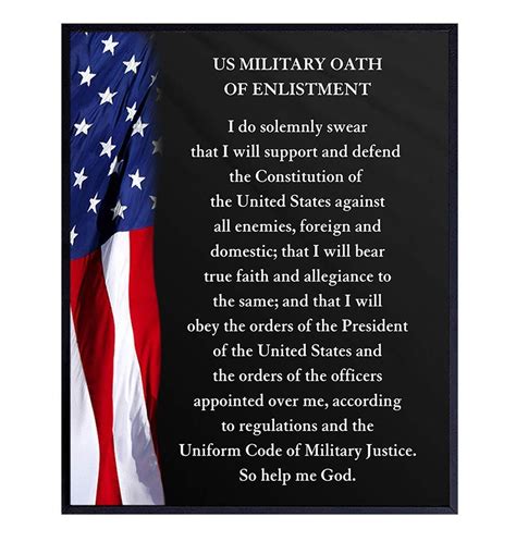 Us Military Oath Of Enlistment