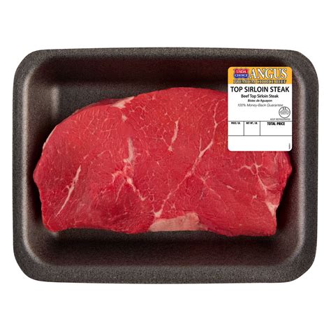 Usda Choice Top Sirloin Steak 1 13 2 75 Lbs Price Per Lb Good