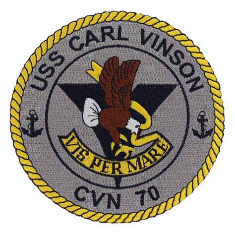 Uss Carl Vinson Cvn 70 Ship Patch Flying Tigers Surplus Uss Carl Vinson Cvn 70 Ship Patch Flying Tigers Surplus