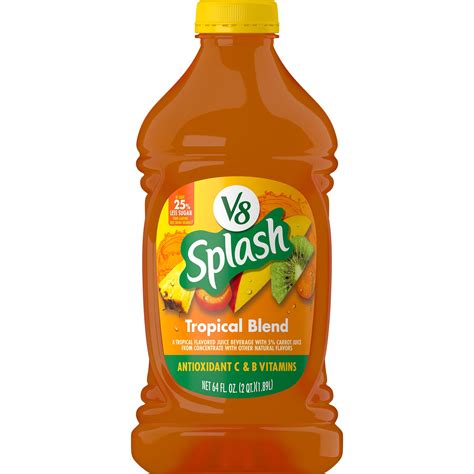 V8 Splash Tropical Blend Flavored Juice Beverage 64 Fl Oz Kroger