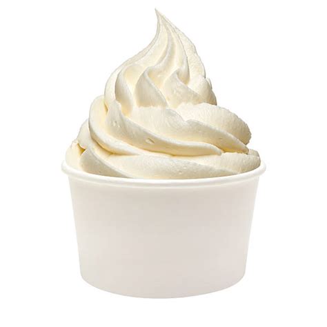 Vanilla Soft Serve Ice Cream In A Cup