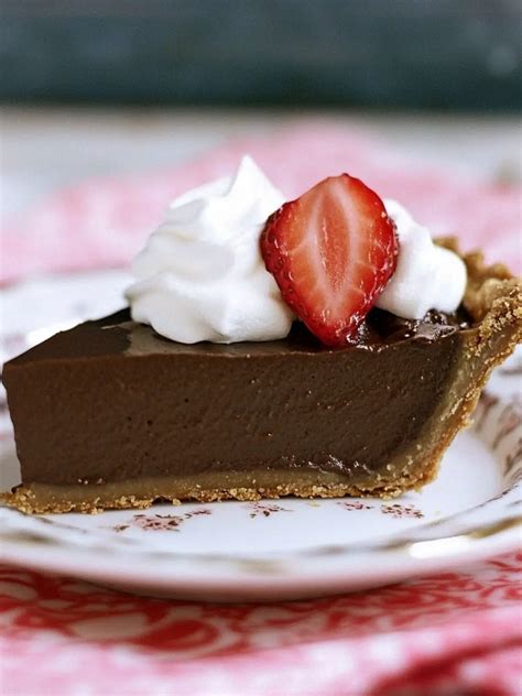 Vegan Old Fashioned Chocolate Pudding Pie Vegan Old Fashioned Chocolate Pudding Pie