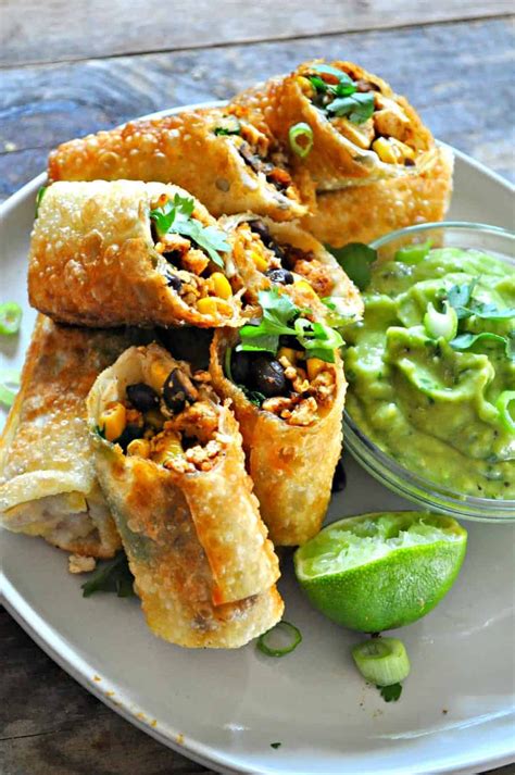 Vegan Tex Mex Egg Rolls Rabbit And Wolves Vegan Dinner Recipes