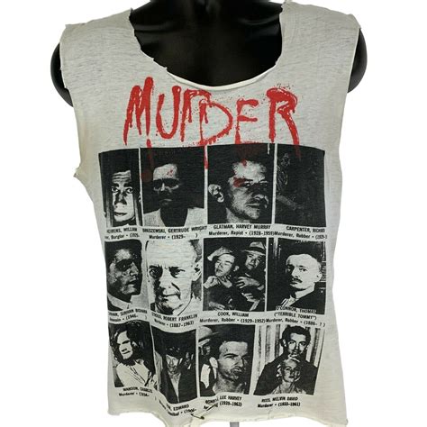 Vintage Distressed Murderers Serial Killers Vintage 70S 80S T Shirt