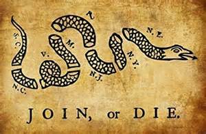 Vintage Join Or Die Flag Sticker Historic Ben Franklin Etsy