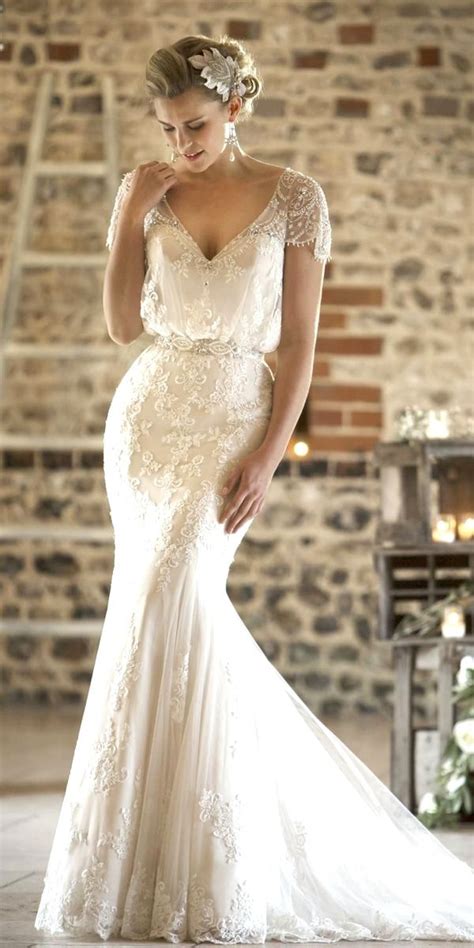 Vintage Style Lace Wedding Dress