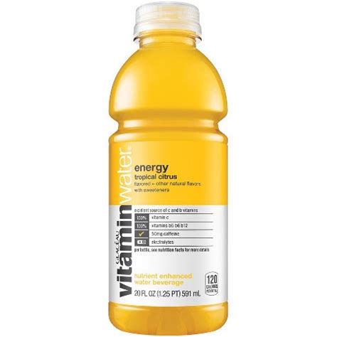 Vitaminwater Energy Tropical Citrus 20 Fl Oz Bottle Target
