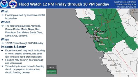 Walnut Creek Contra Costa County Under Flood Watch Walnut Creek Ca