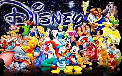 Walt Disney Cartoon Characters Wallpapers Wallpaper Cave