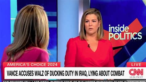 Watch Cnn Attacks Jd Vance S Military Career Defending Tim Walz