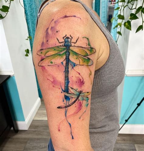 Watercolor Dragonfly Watercolor Watercolortattoo Watercolortattooartist Dragonfly Dragonflytattoo Tampatattooartist Tampatattoo Ybortattoo Ybortattooartist Tampatattooshop Floridatattooartist