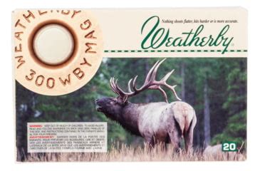 Weatherby H300165bt Select Plus 300 Wthby Mag 165 Gr Spire Point Sp