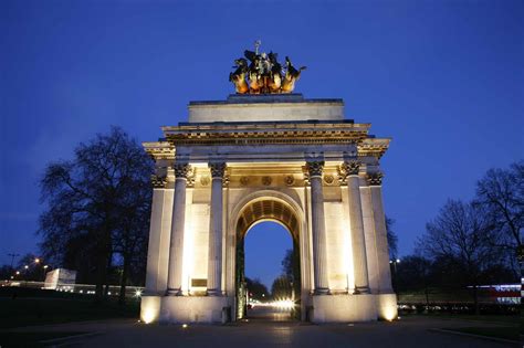 Wellington Arch Stands As One Of London S Most Symbolic Monuments Marking The Historic Entrance To The City Near Hyde Park And Connecting Royal Military And Urban History In One Powerful Structure