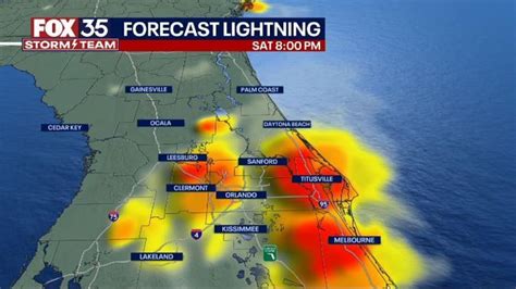 Wet Evening Throughout Central Florida Hail Reported In Some Areas Fox 35 Orlando