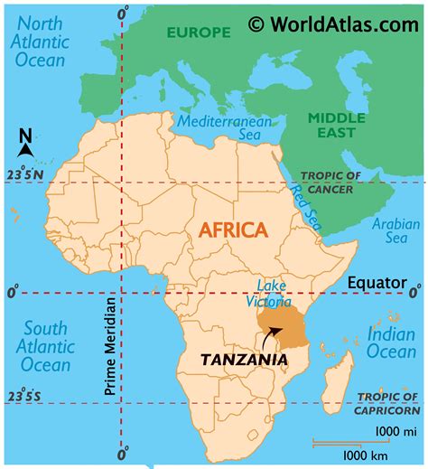 Where Is Tanzania Location Map Facts Country Profile