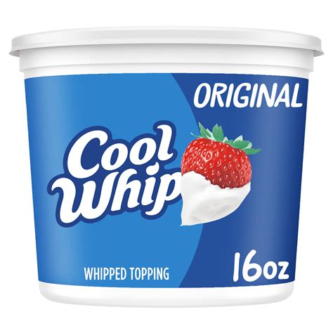 Whip Cream In A Tub