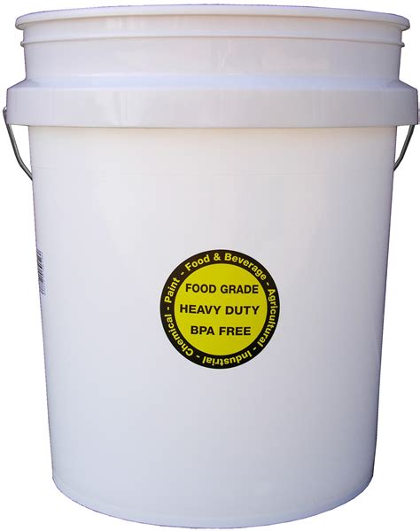 White Food Grade 5 Gallon Bucket At Charlotte Smartt Blog