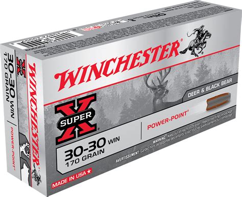 Winchester Super X Ammunition 30 40 Krag 180 Grain Power Point 20 Rounds Brass Case