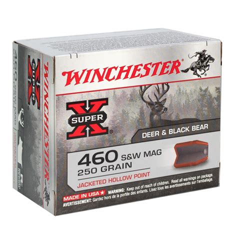 Winchester X460sw 460 Sw Magnum 250 Gr Jhp Super X 20 Box Sportsman Amp 39 S Winchester X460sw 460 Sw Magnum 250 Gr Jhp Super X 20 Box Sportsman Amp 39 S
