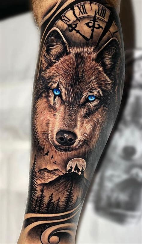Wolf Tattoo Designs For Men