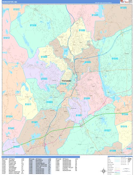 Worcester Ma Zip Code Map News List Wilson County