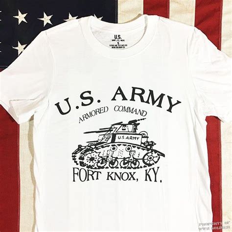 Wwii Armored T Shirt Fort Knox U S Army Men S Repro Wwii Soldier Wwii Armored T Shirt Fort Knox U S Army Men S Repro Wwii Soldier
