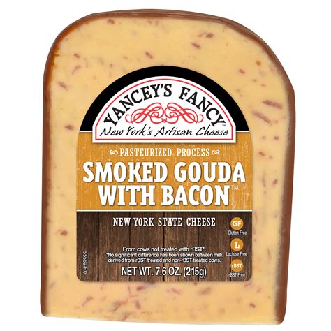 Yancey Amp 39 S Fancy Cheese Smoked Gouda With Bacon Smart Amp Final