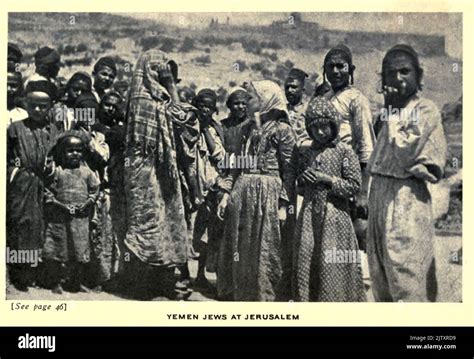 Yemen Jews At Jerusalem Frontispiece From The Book Amp 39 Jews In Many Lands